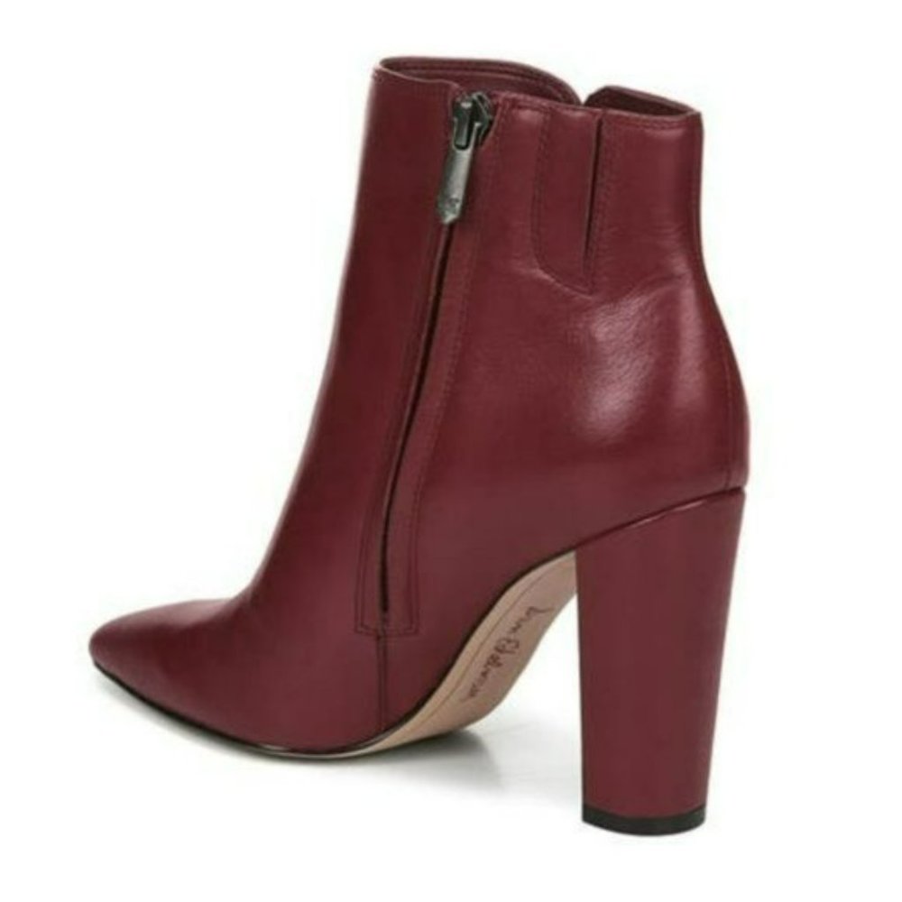 NWT Stunning  Sam Edelman Leather Raelle Pointed Toe Bootie - Picture 3 of 8